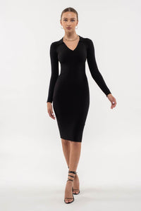 Black Midi Dress