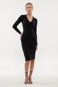 Black Midi Dress