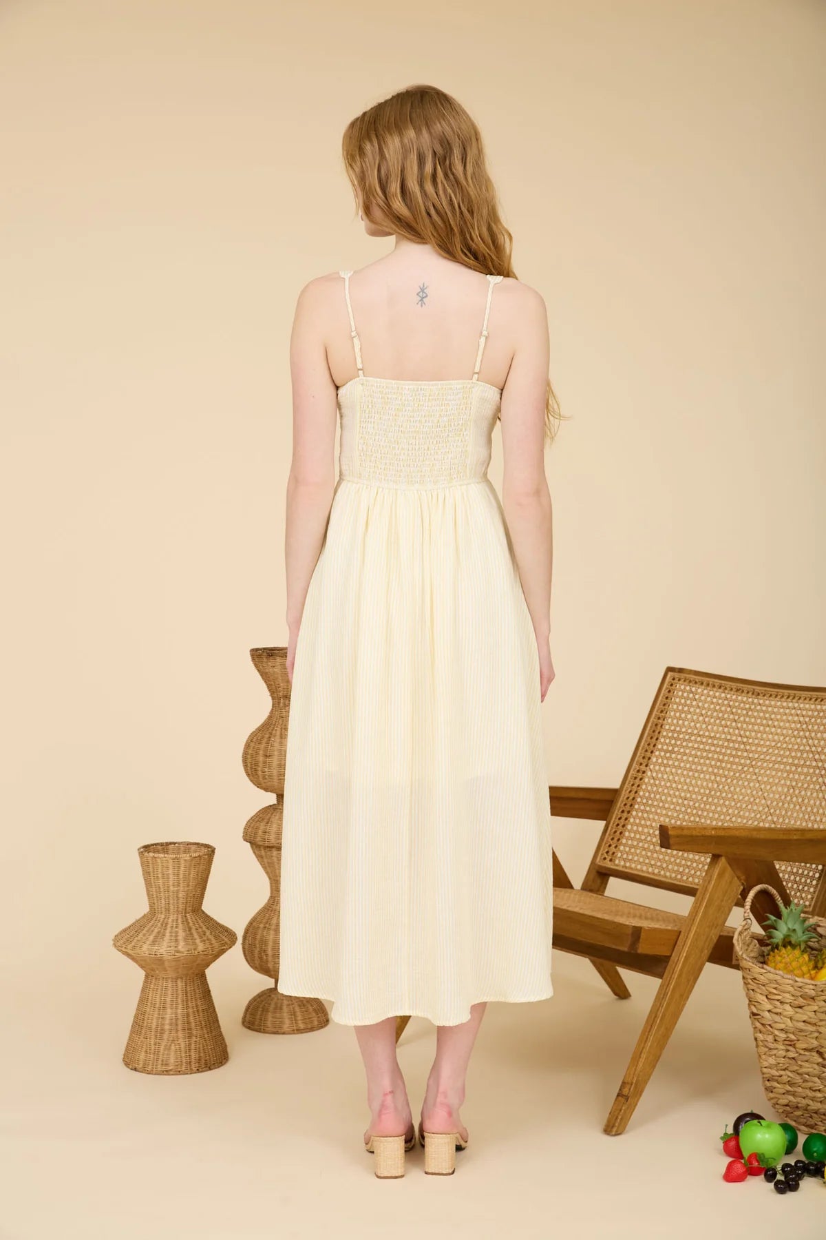 Sunny Days Smocked Midi Dress