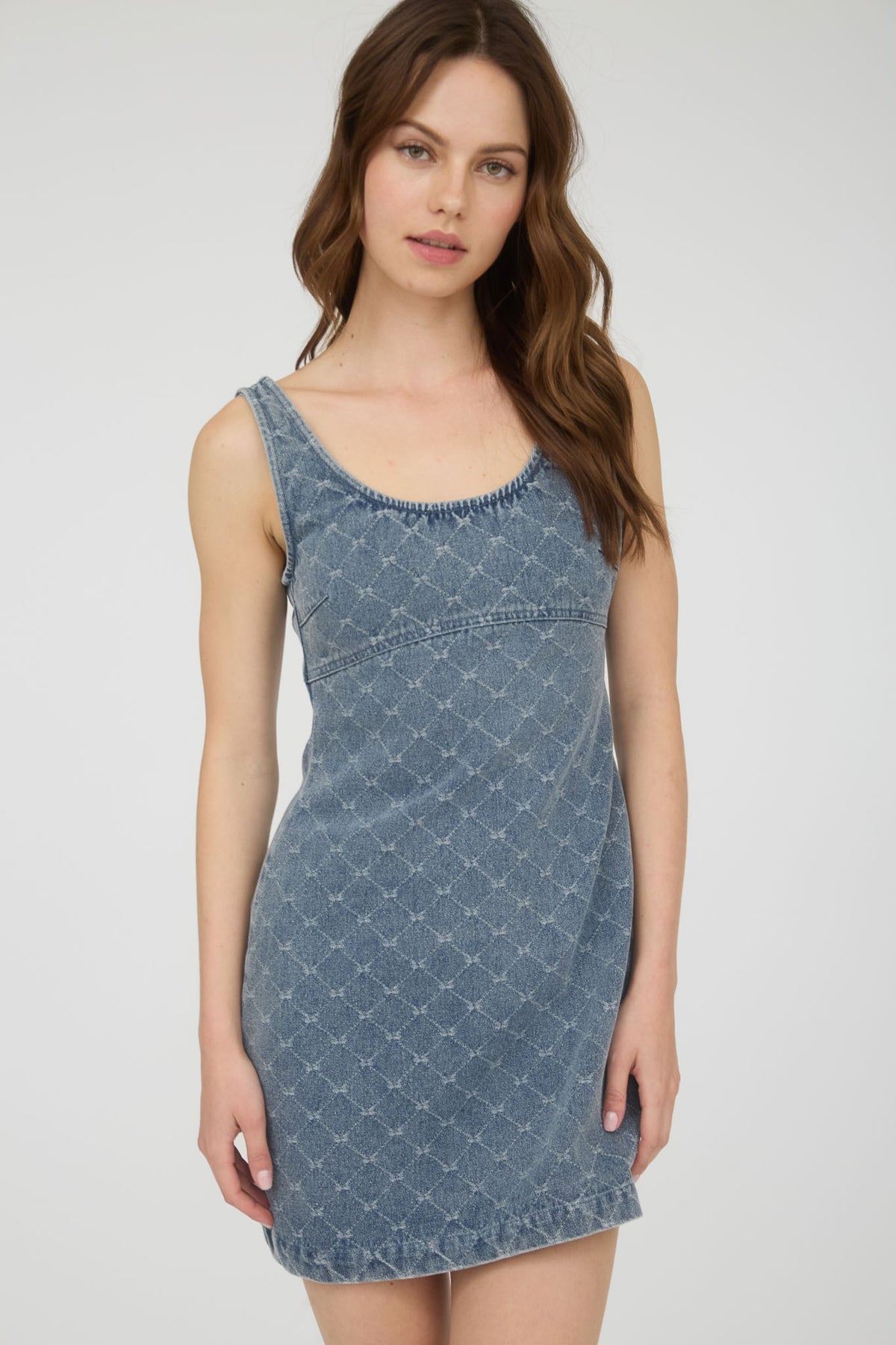 Bow & Go Denim Dress