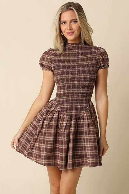 Harvest Darling Plaid Dress