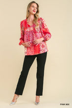 Pink Paisley Top