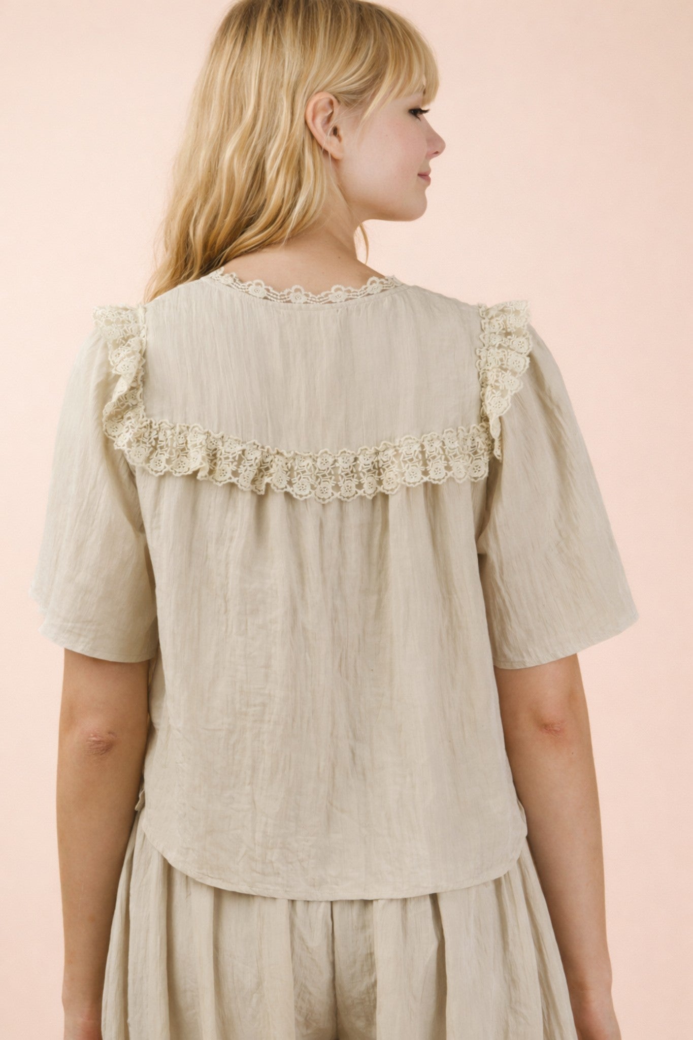 Neutral Romance Top