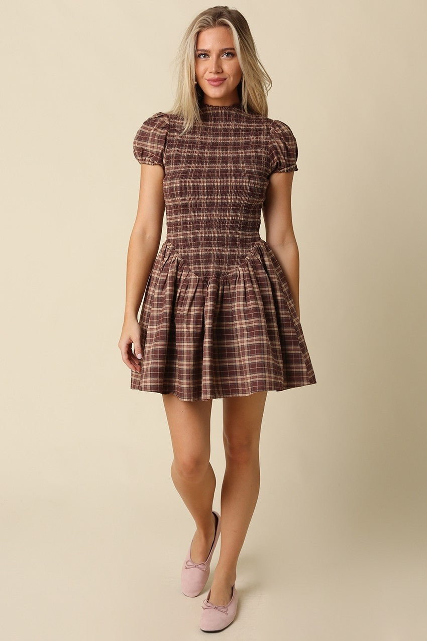 Harvest Darling Plaid Dress