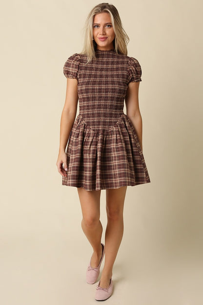Harvest Darling Plaid Dress