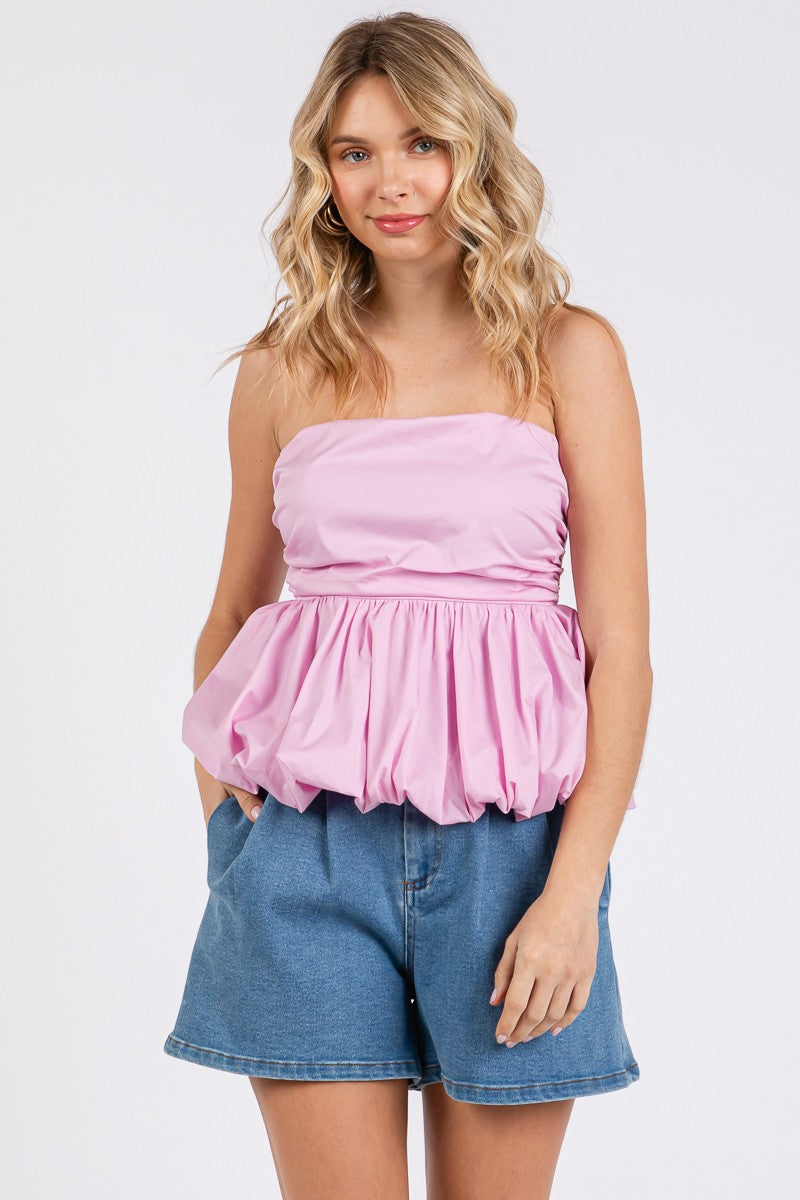 Pink Bubble Top
