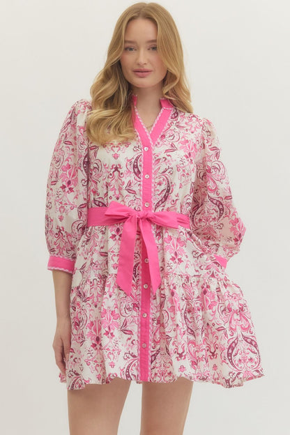 Palm Court Pink Dress