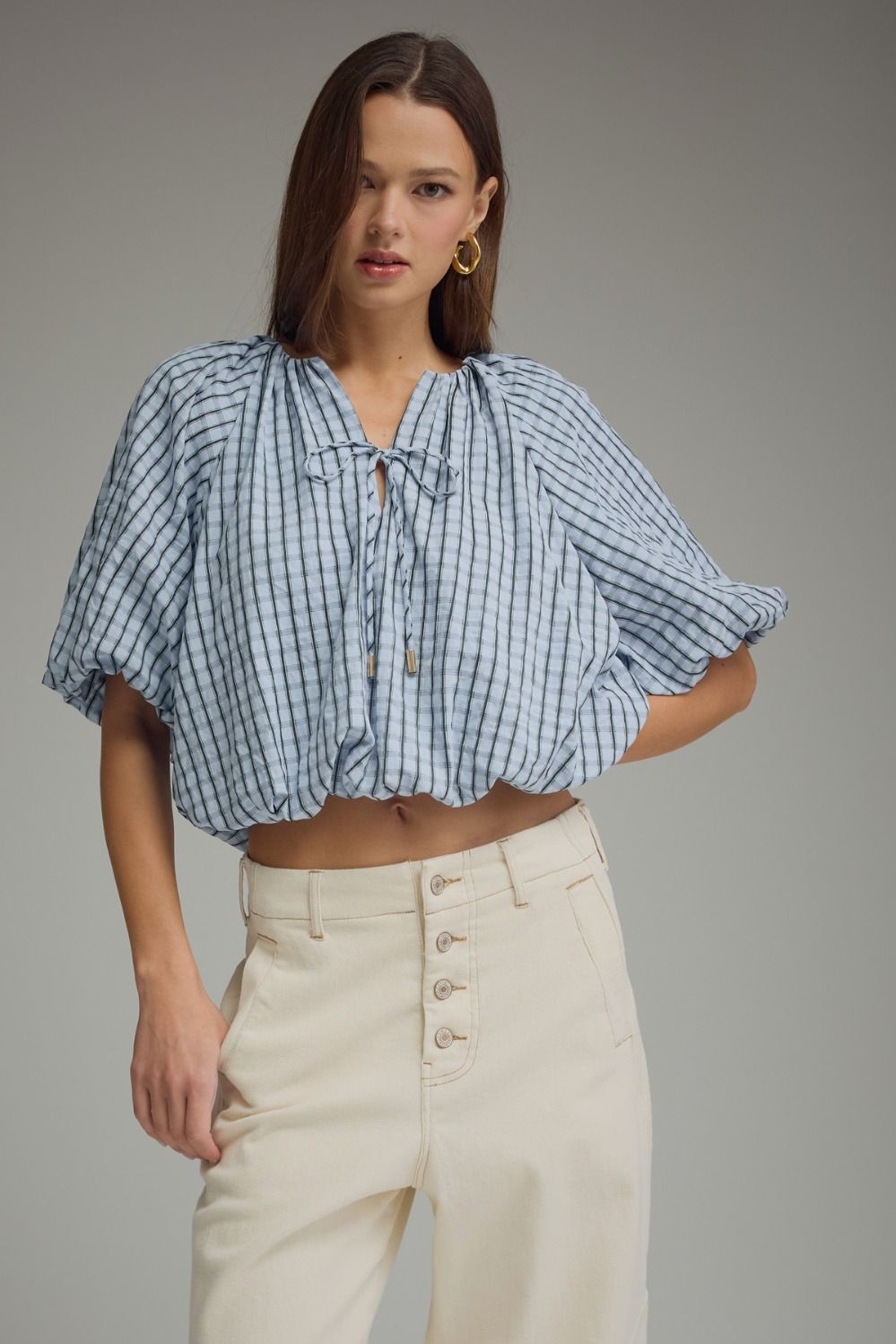 Changing Seasons Plaid Top