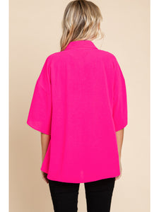Hot Pink Solid Top