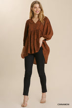 Cinnamon Animal Print Top
