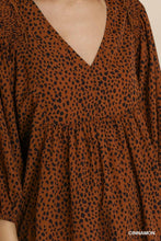 Cinnamon Animal Print Top