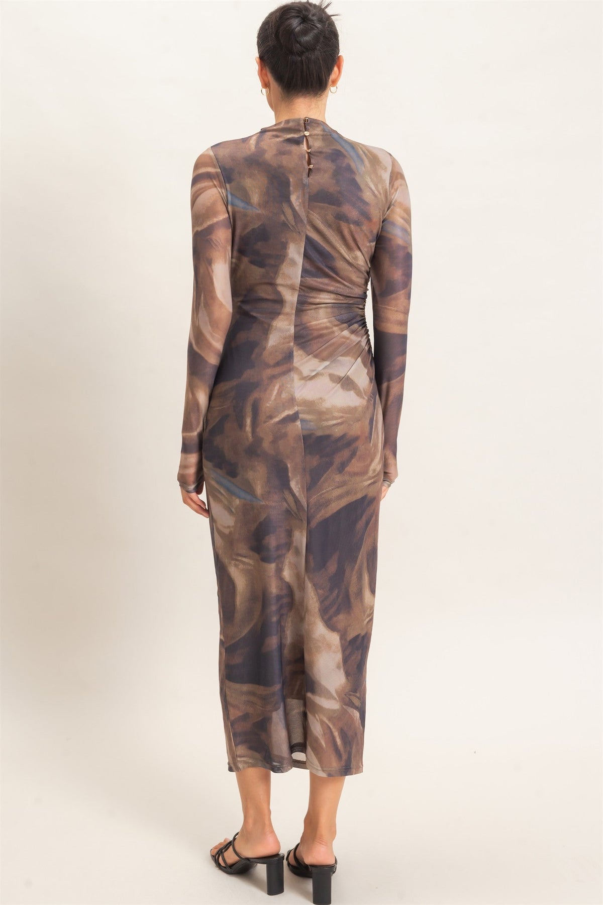 Mocha Mirage Maxi Dress