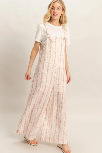 Everyday Comfort Floral Jumpsuit