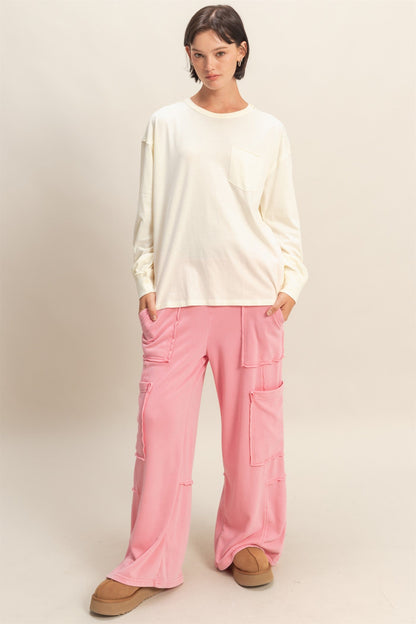 Pink Oversized Pants