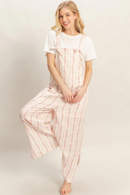 Everyday Comfort Floral Jumpsuit