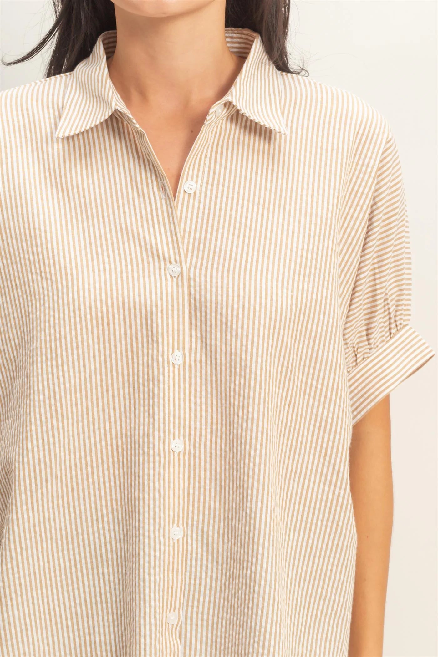 Everyday Striped Neutral Top