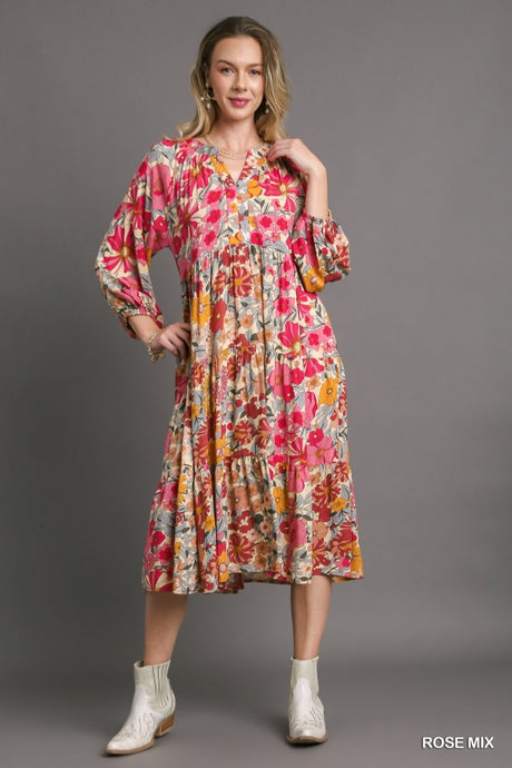 Floral Midi Dress