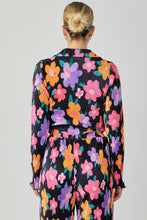 Pleated Daisy Print Top