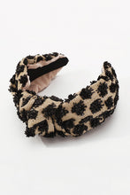 Black/White Straw Weaving Headband