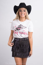 Black Fringe Skort