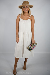 White Midi Dress