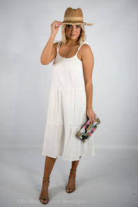 White Midi Dress