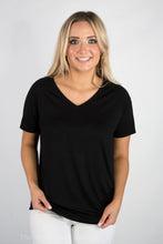 Always Late Oversized V Neck Tee