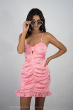 Pink Ruched Dress