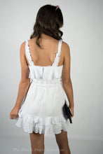 White Ruffle Dress