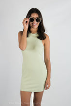 Pastel Green Casual Dress