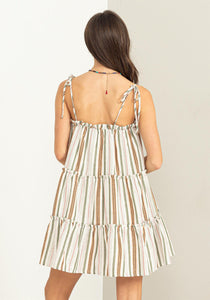 Striped Babydoll Dress