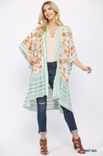 Mint Floral Kimono