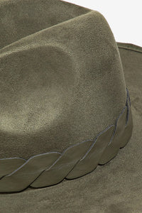 Olive Fedora Hat