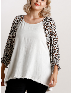 Oatmeal Linen Top