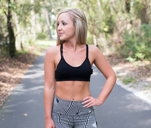 Black Sports Bra