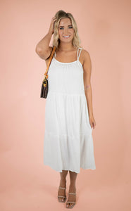 White Midi Dress