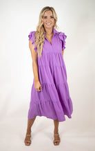 Lavender Midi Dress