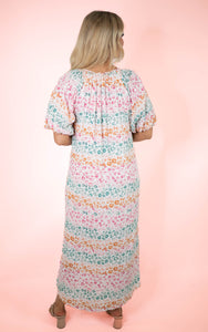 Colorful Animal Maxi Dress