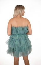 Sage Organza Statement Dress