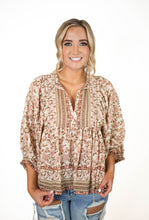 Puff Sleeve Floral Top