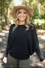 Black Dolman Sleeve Sweater