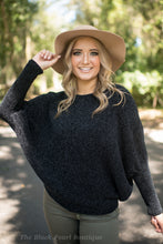 Black Dolman Sleeve Sweater