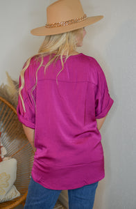 Plum High/Low Top
