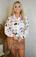 Cowgirl Hat Button Up Top