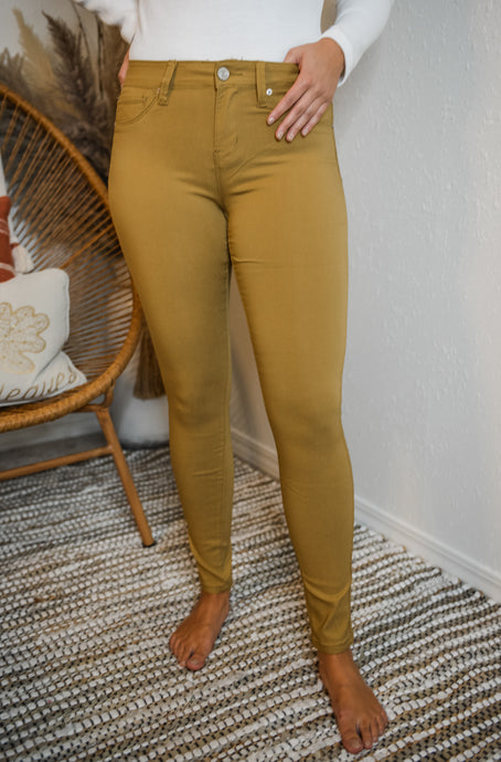 Sunset Set Mid Rise Skinny Pants