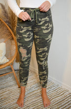 Olive Camo Jogger Pants