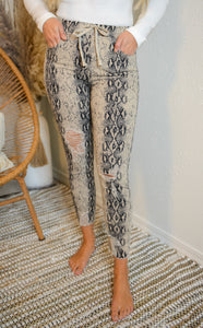 Snake Jogger Pants