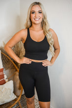 Plus Size Black Biker Shorts