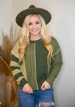 Olive Knit Sweater