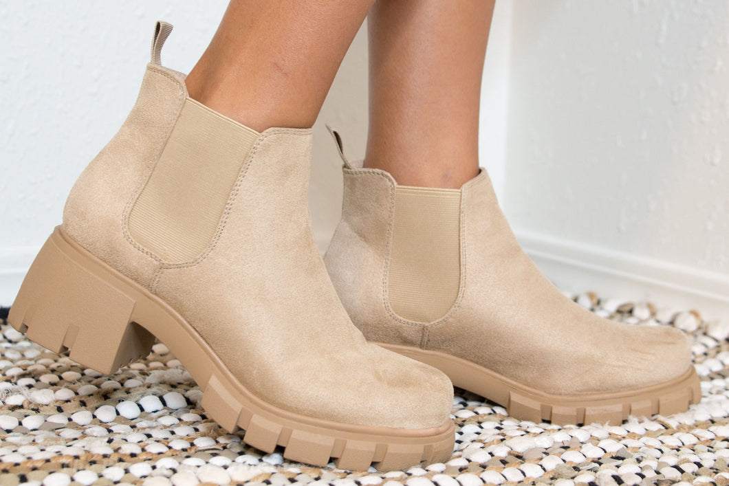 Taupe Ankle Boots